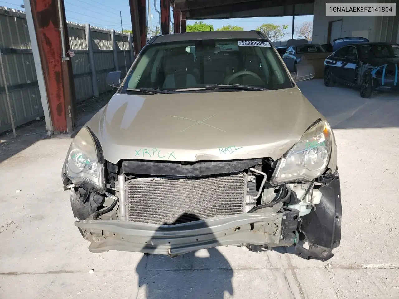 2015 Chevrolet Equinox Ls VIN: 1GNALAEK9FZ141804 Lot: 56880505