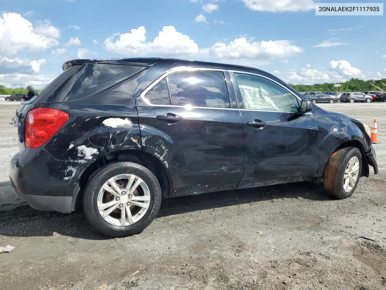 2015 Chevrolet Equinox Ls VIN: 2GNALAEK2F1117935 Lot: 57118455
