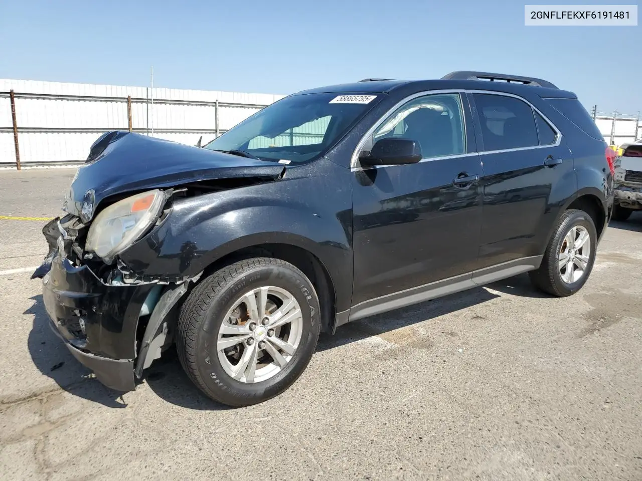 2015 Chevrolet Equinox Lt VIN: 2GNFLFEKXF6191481 Lot: 58865795