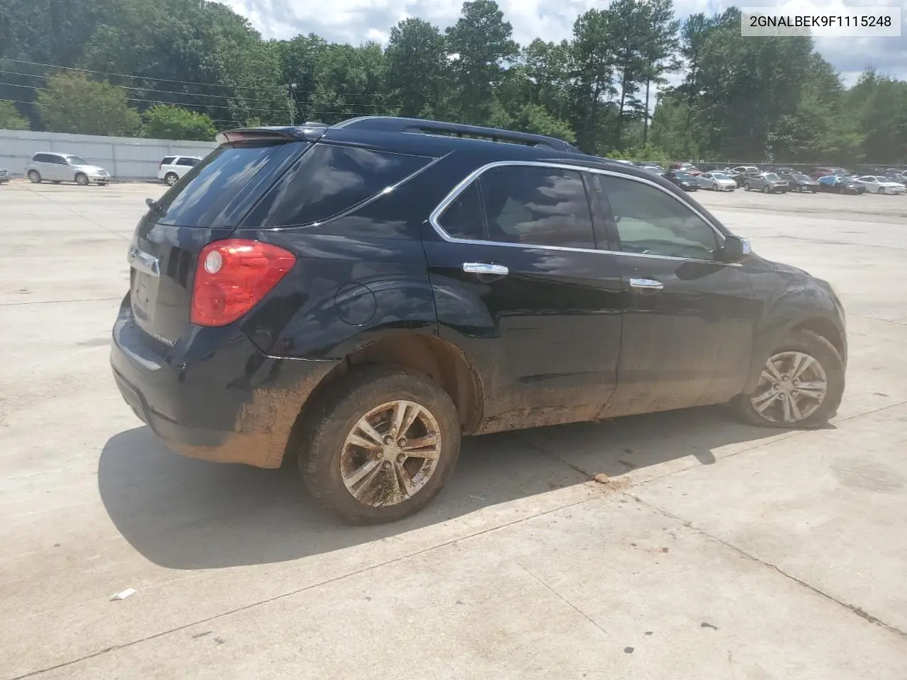 2015 Chevrolet Equinox Lt VIN: 2GNALBEK9F1115248 Lot: 61130735