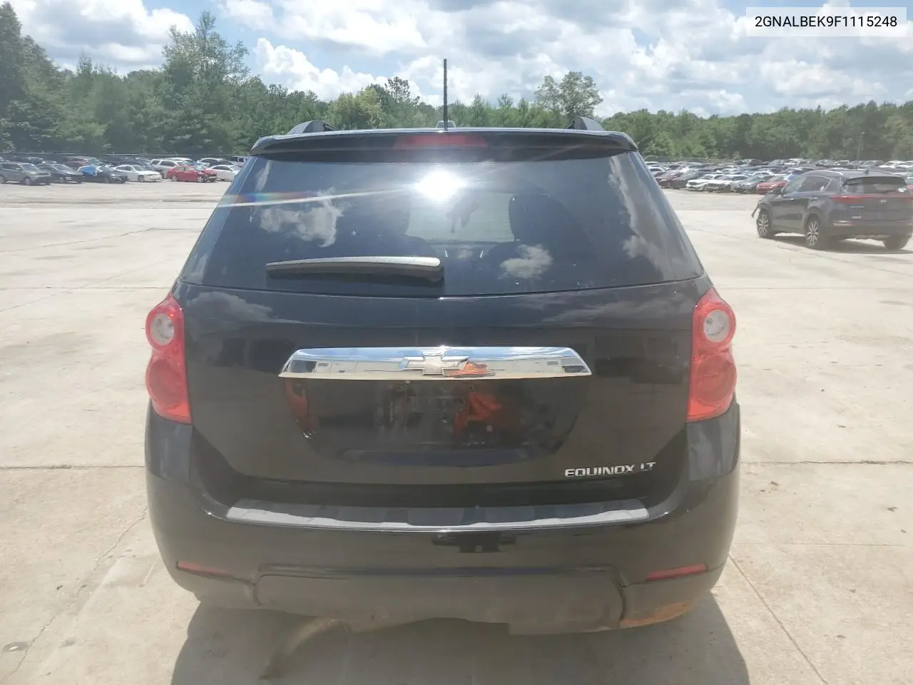 2015 Chevrolet Equinox Lt VIN: 2GNALBEK9F1115248 Lot: 61130735