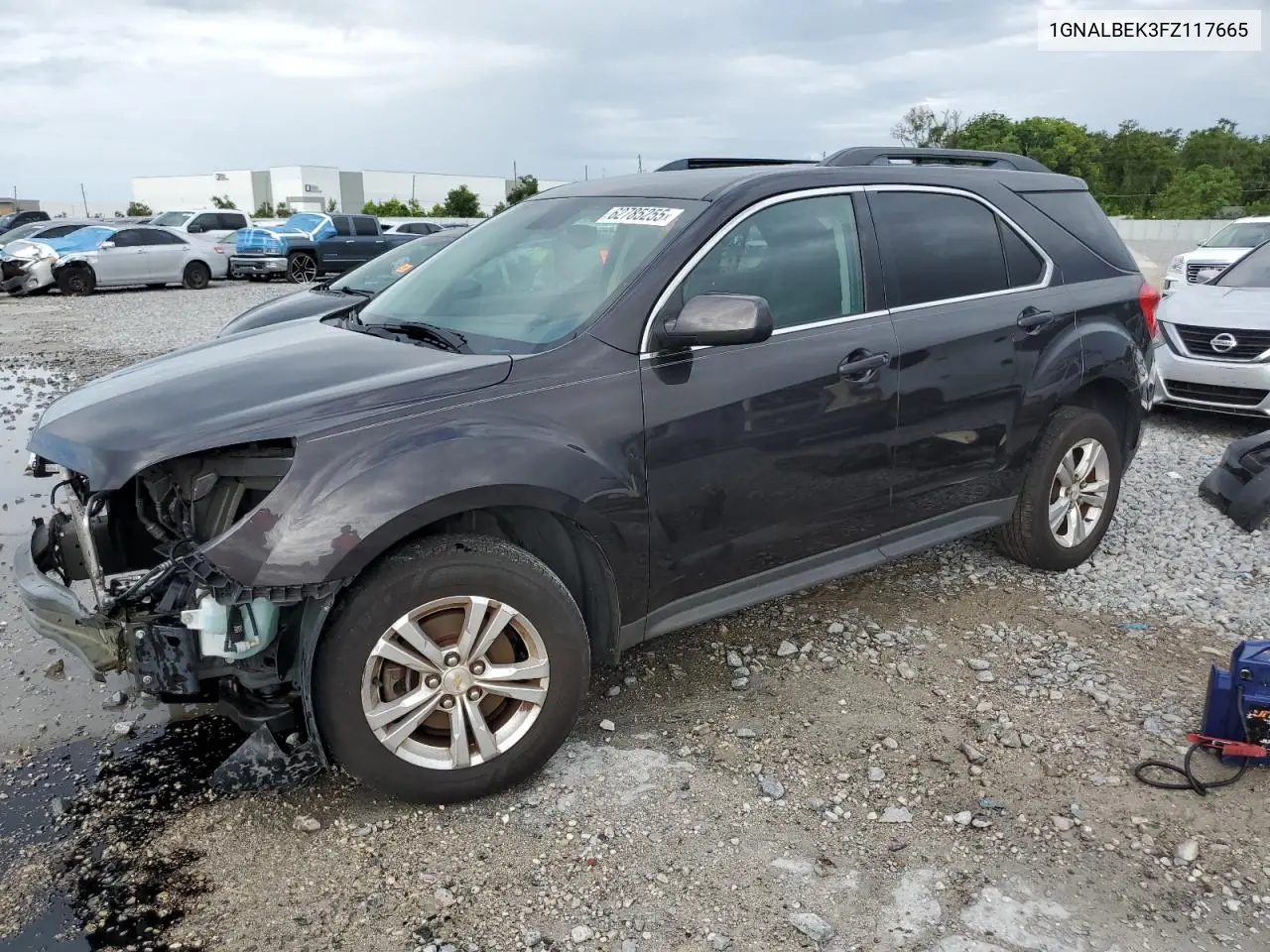 2015 Chevrolet Equinox Lt VIN: 1GNALBEK3FZ117665 Lot: 62785255