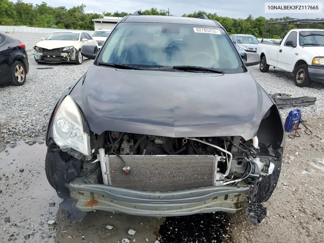 2015 Chevrolet Equinox Lt VIN: 1GNALBEK3FZ117665 Lot: 62785255