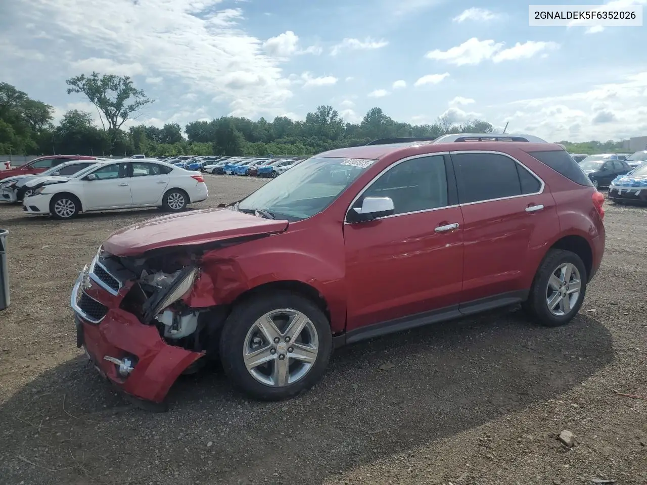 2015 Chevrolet Equinox Ltz VIN: 2GNALDEK5F6352026 Lot: 62932275