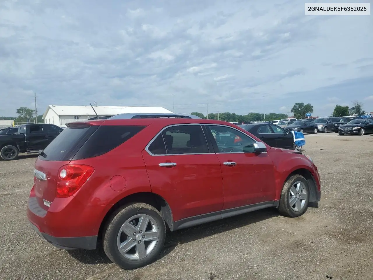 2015 Chevrolet Equinox Ltz VIN: 2GNALDEK5F6352026 Lot: 62932275