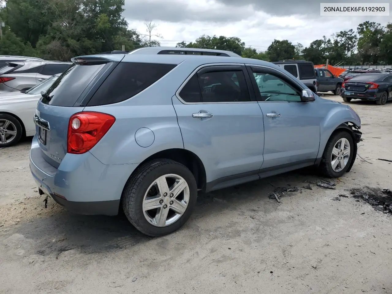 2015 Chevrolet Equinox Ltz VIN: 2GNALDEK6F6192903 Lot: 63018465