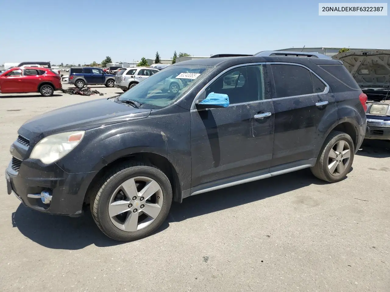2015 Chevrolet Equinox Ltz VIN: 2GNALDEK8F6322387 Lot: 63240065