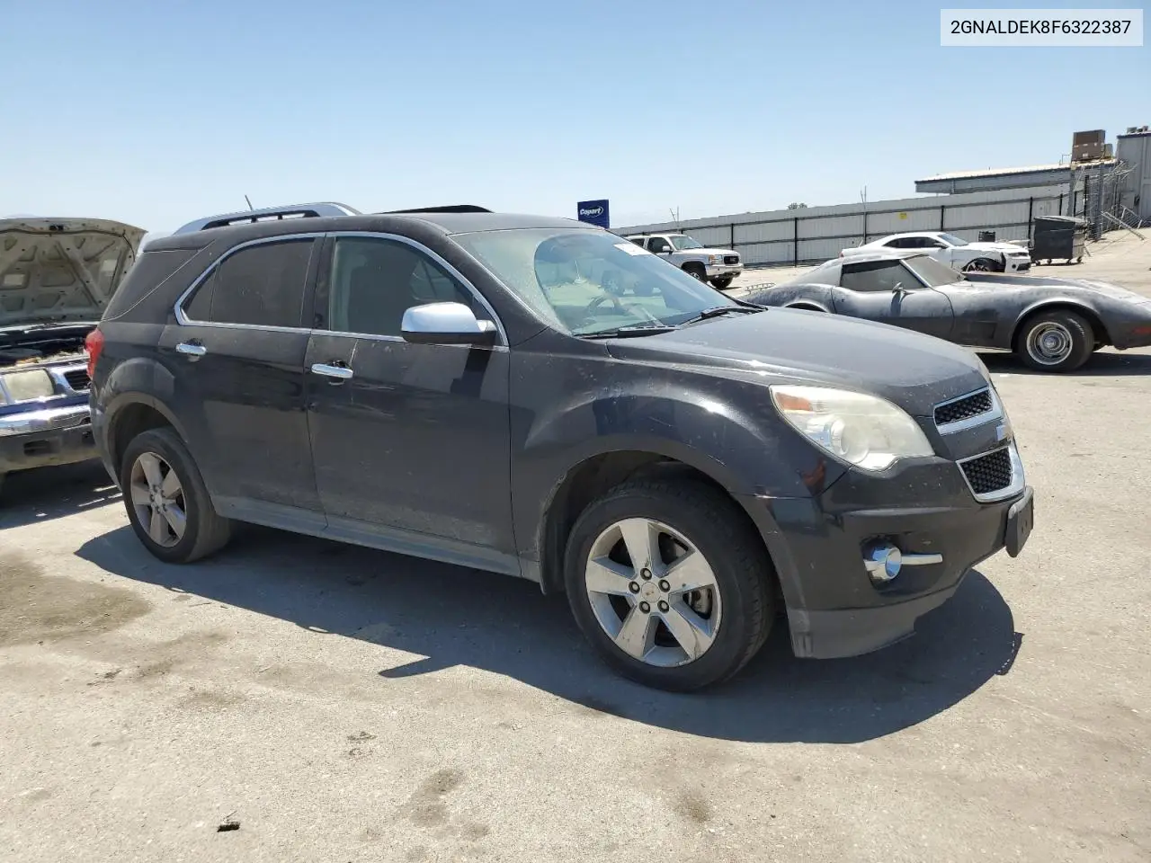 2015 Chevrolet Equinox Ltz VIN: 2GNALDEK8F6322387 Lot: 63240065