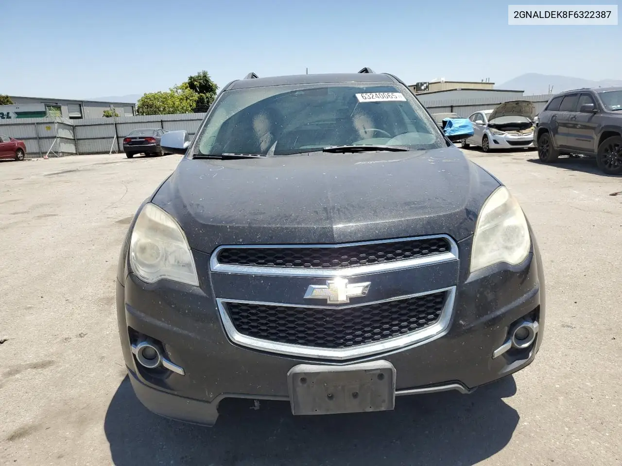 2015 Chevrolet Equinox Ltz VIN: 2GNALDEK8F6322387 Lot: 63240065