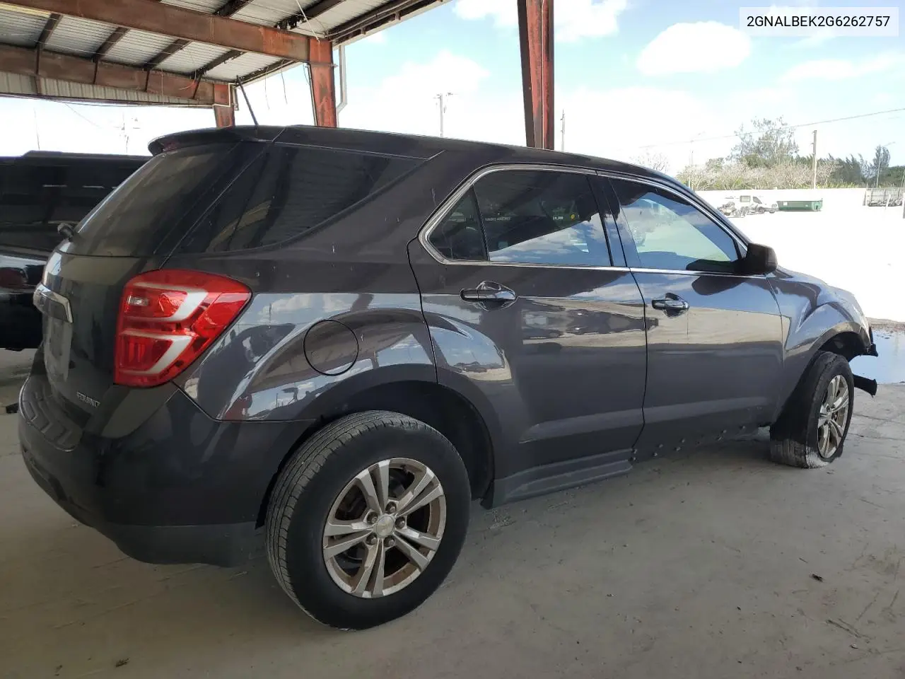2016 Chevrolet Equinox Ls VIN: 2GNALBEK2G6262757 Lot: 54884355