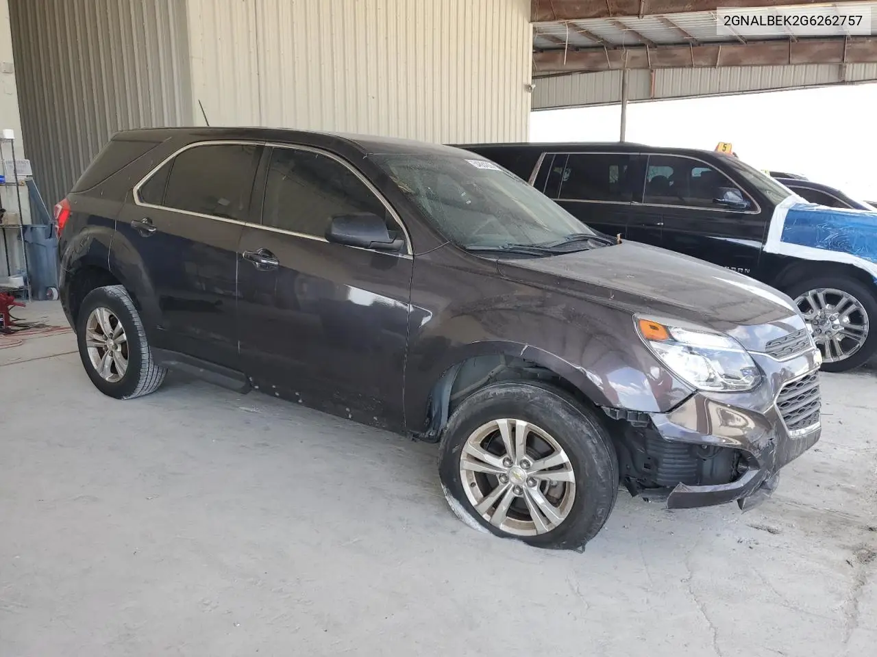 2016 Chevrolet Equinox Ls VIN: 2GNALBEK2G6262757 Lot: 54884355