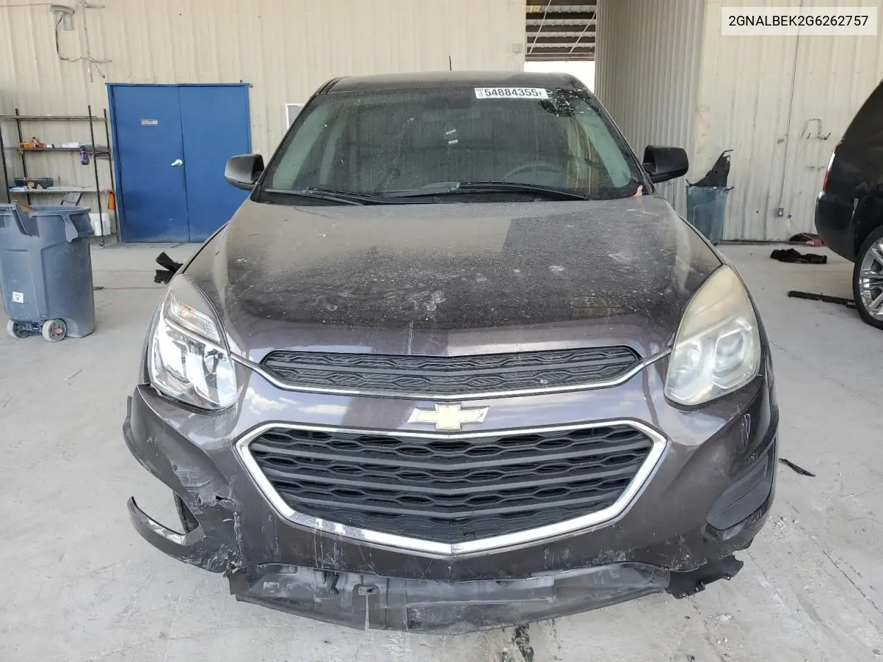 2016 Chevrolet Equinox Ls VIN: 2GNALBEK2G6262757 Lot: 54884355