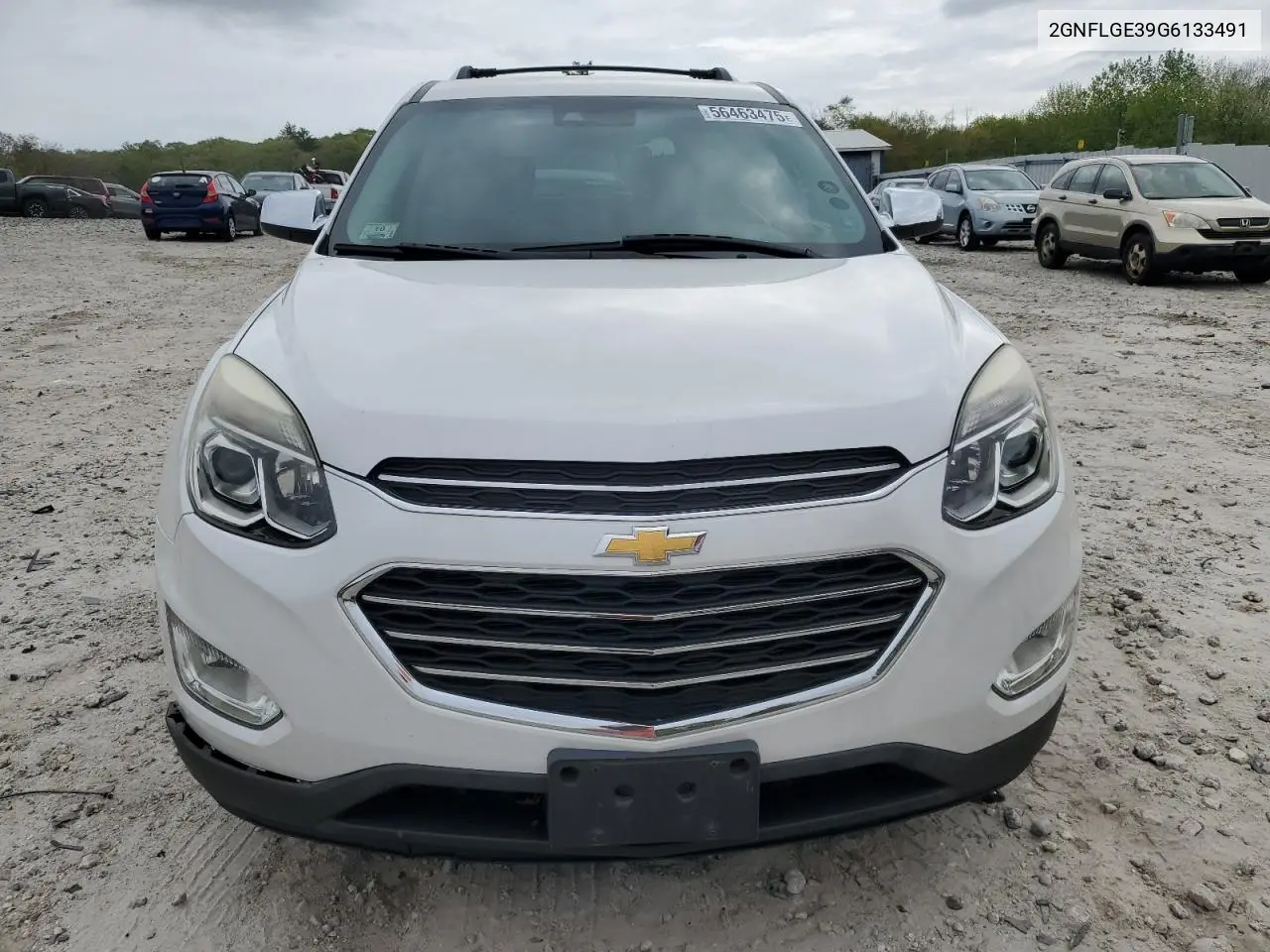 2016 Chevrolet Equinox Ltz VIN: 2GNFLGE39G6133491 Lot: 56463475