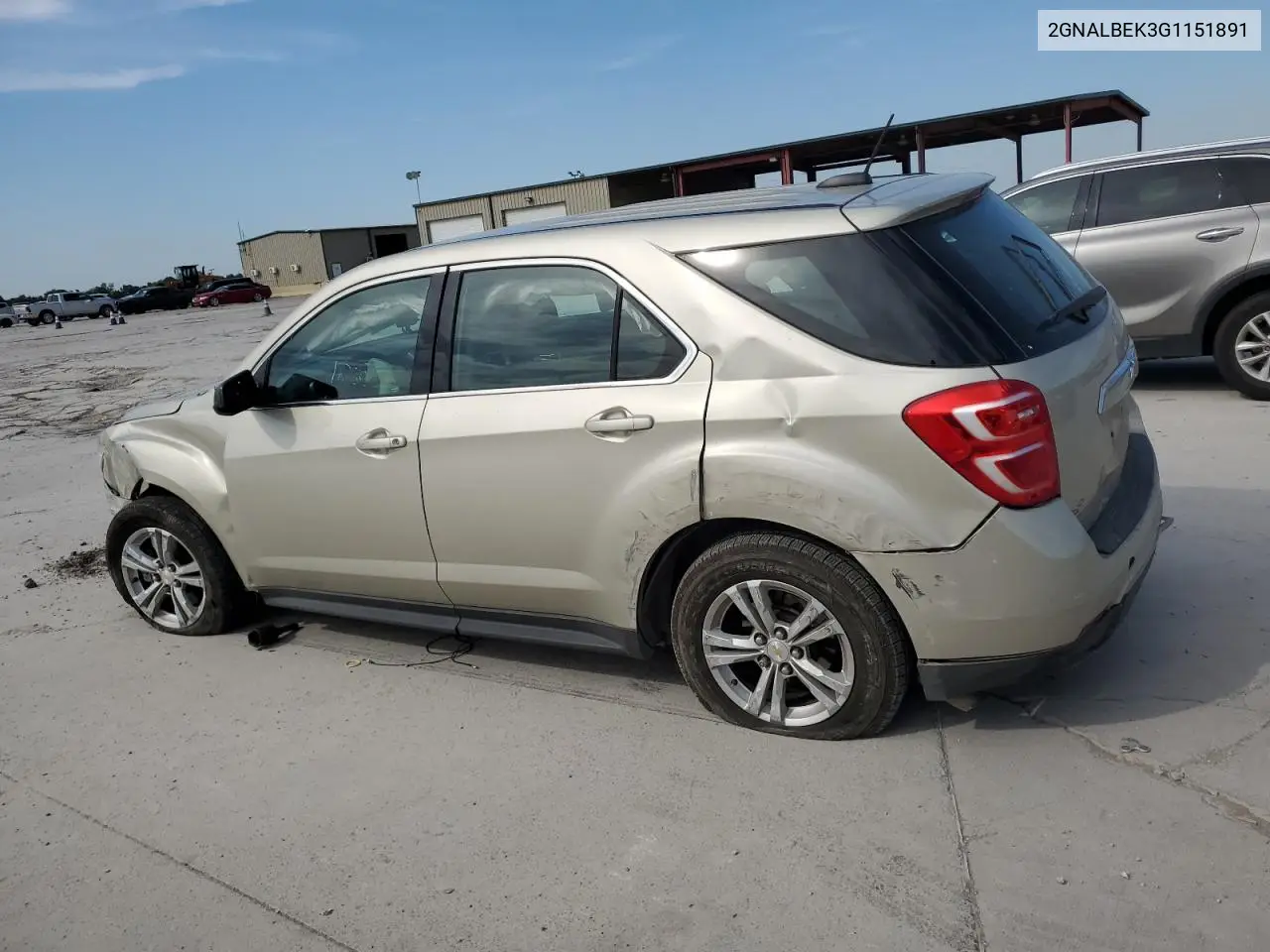 2016 Chevrolet Equinox Ls VIN: 2GNALBEK3G1151891 Lot: 56854205