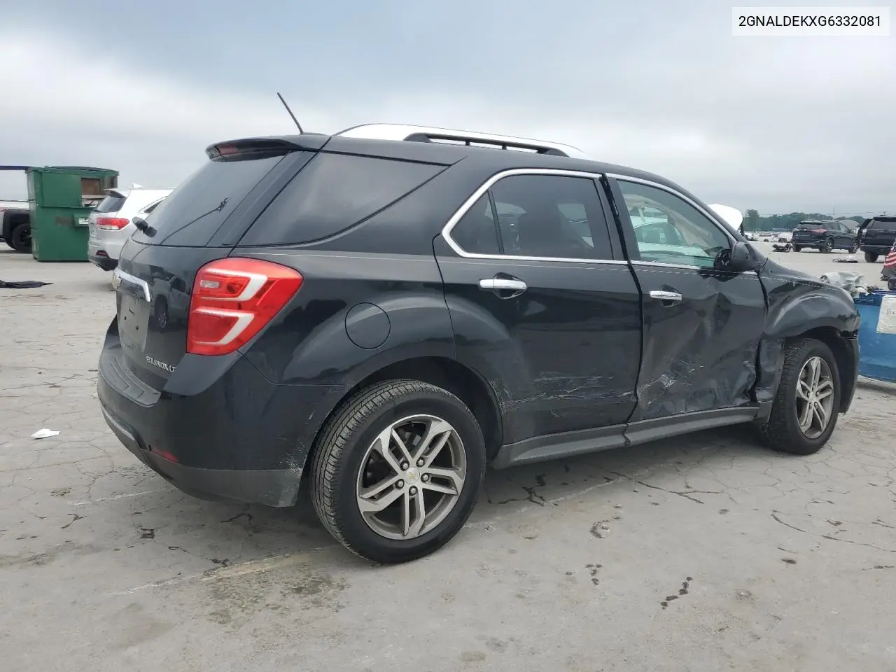 2016 Chevrolet Equinox Ltz VIN: 2GNALDEKXG6332081 Lot: 56972925