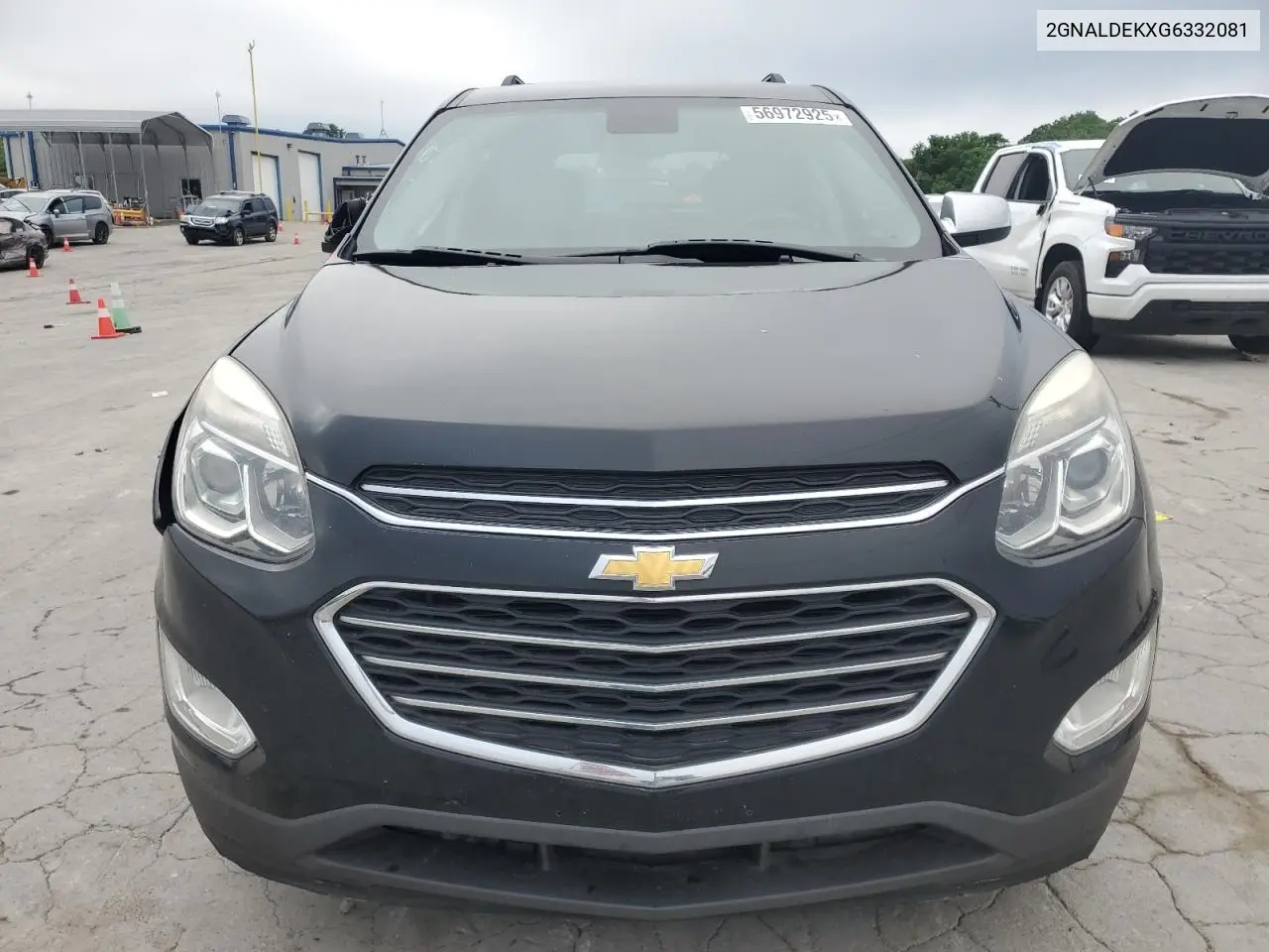 2016 Chevrolet Equinox Ltz VIN: 2GNALDEKXG6332081 Lot: 56972925