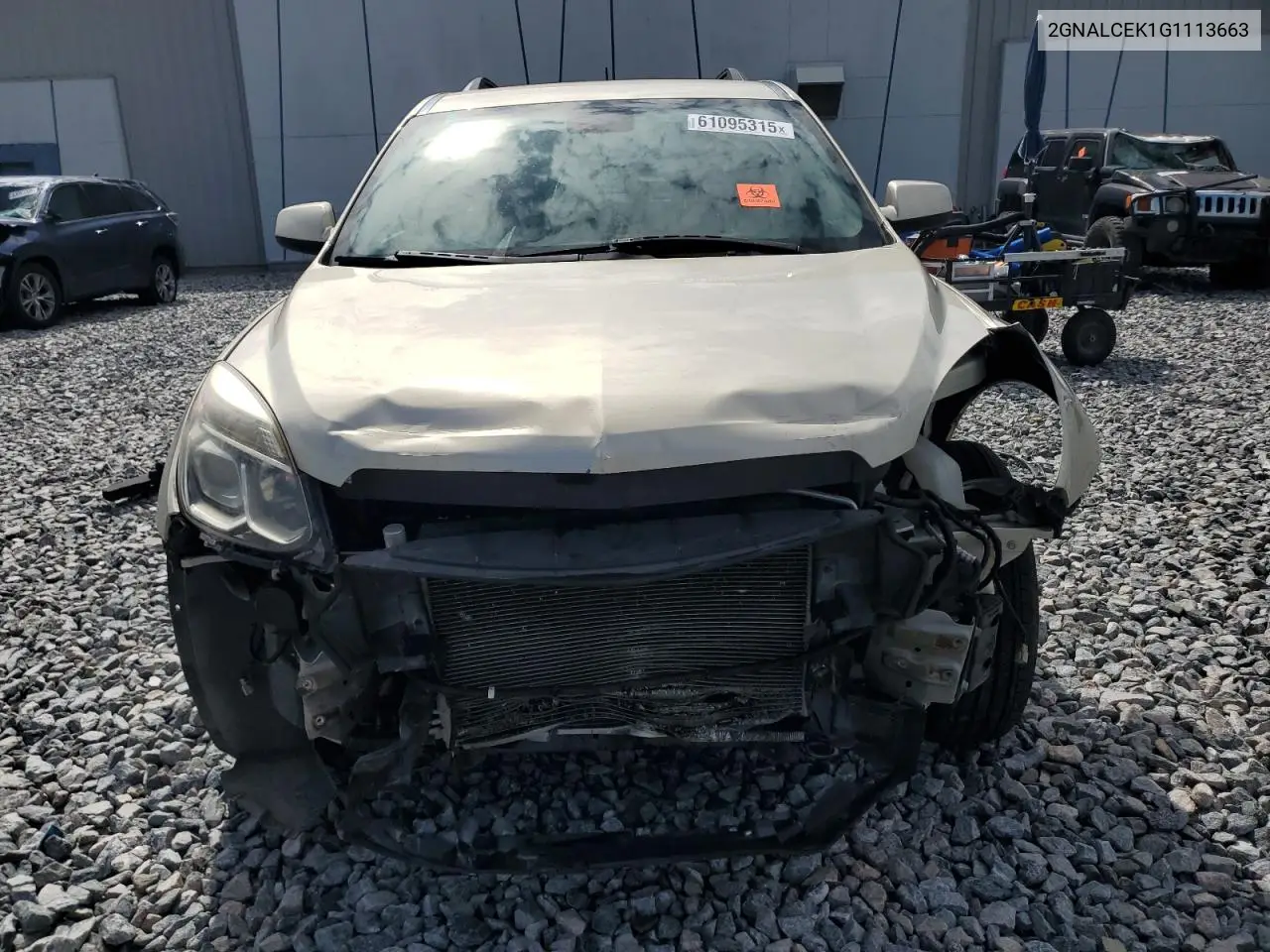 2016 Chevrolet Equinox Lt VIN: 2GNALCEK1G1113663 Lot: 61095315