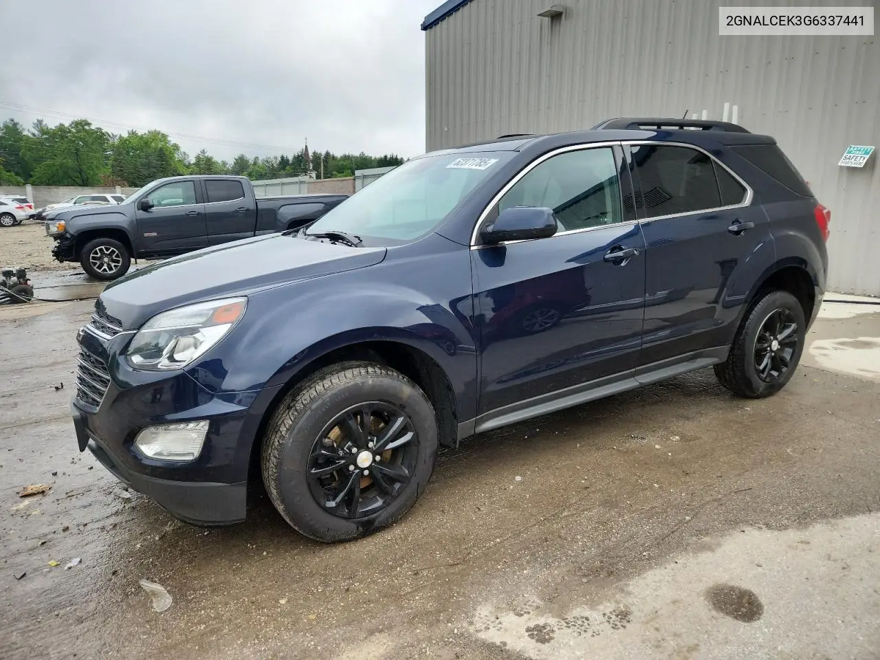 2016 Chevrolet Equinox Lt VIN: 2GNALCEK3G6337441 Lot: 62371785