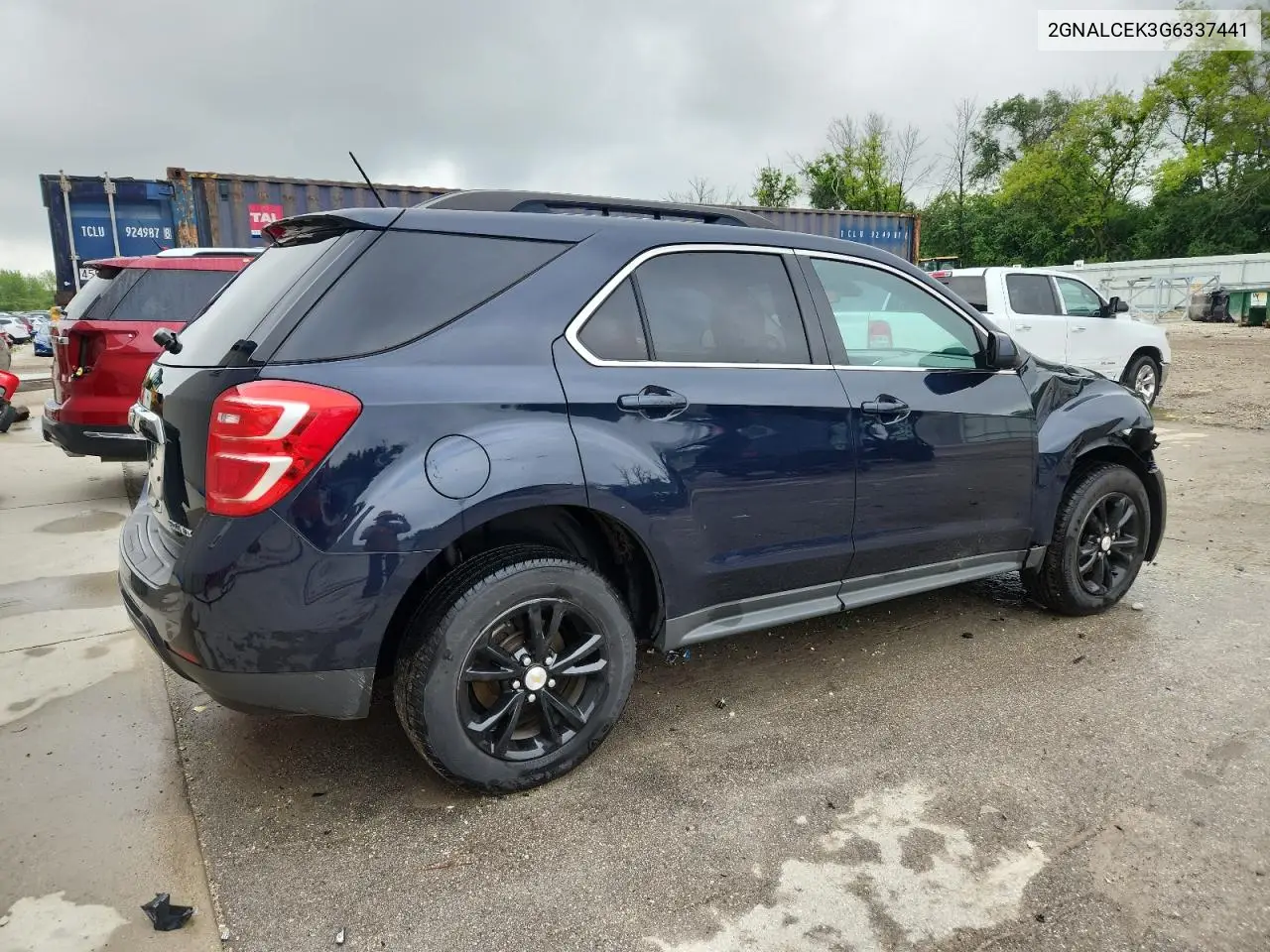 2016 Chevrolet Equinox Lt VIN: 2GNALCEK3G6337441 Lot: 62371785