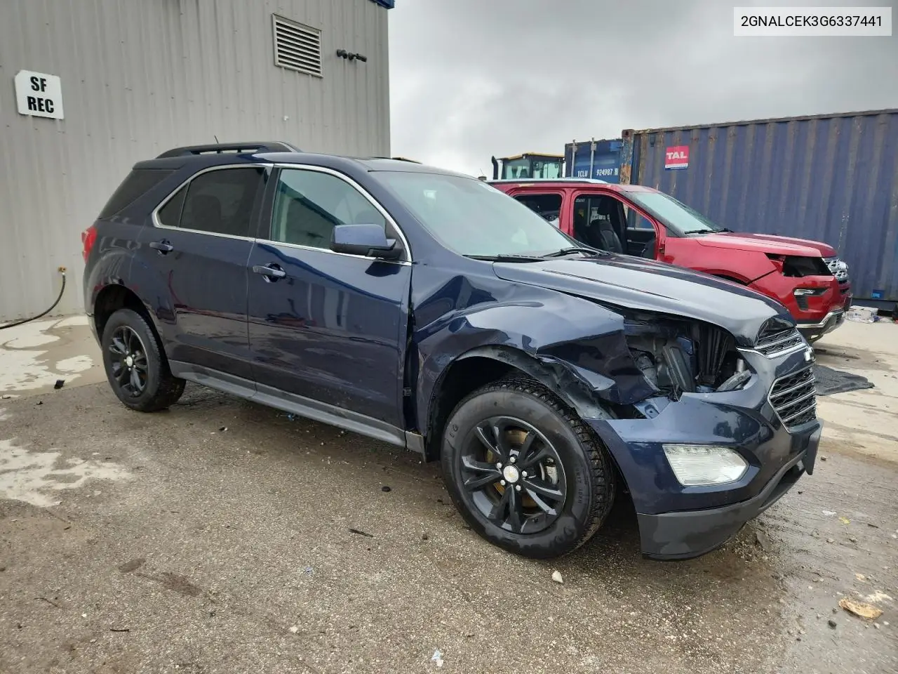 2016 Chevrolet Equinox Lt VIN: 2GNALCEK3G6337441 Lot: 62371785