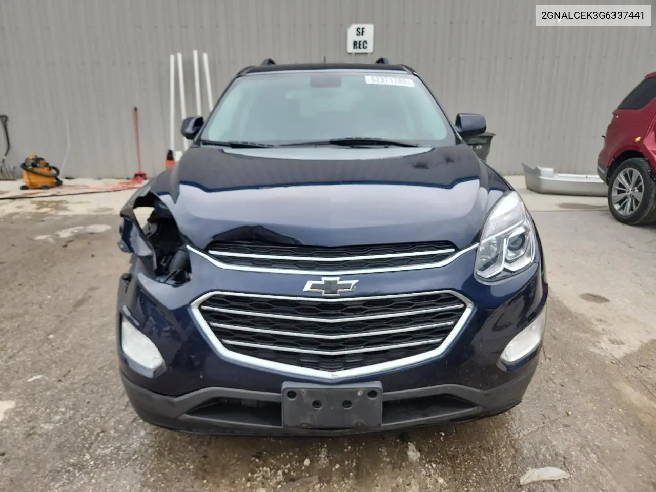 2016 Chevrolet Equinox Lt VIN: 2GNALCEK3G6337441 Lot: 62371785