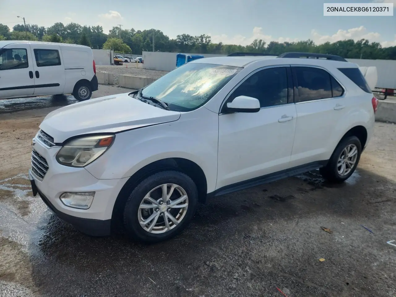 2016 Chevrolet Equinox Lt VIN: 2GNALCEK8G6120371 Lot: 63008495