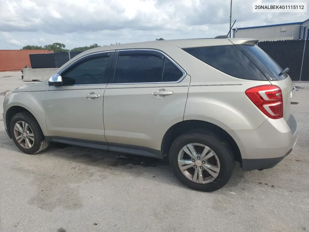 2016 Chevrolet Equinox Ls VIN: 2GNALBEK4G1115112 Lot: 63136565