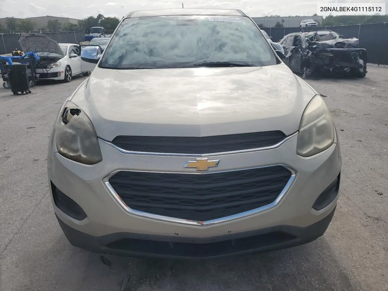 2016 Chevrolet Equinox Ls VIN: 2GNALBEK4G1115112 Lot: 63136565