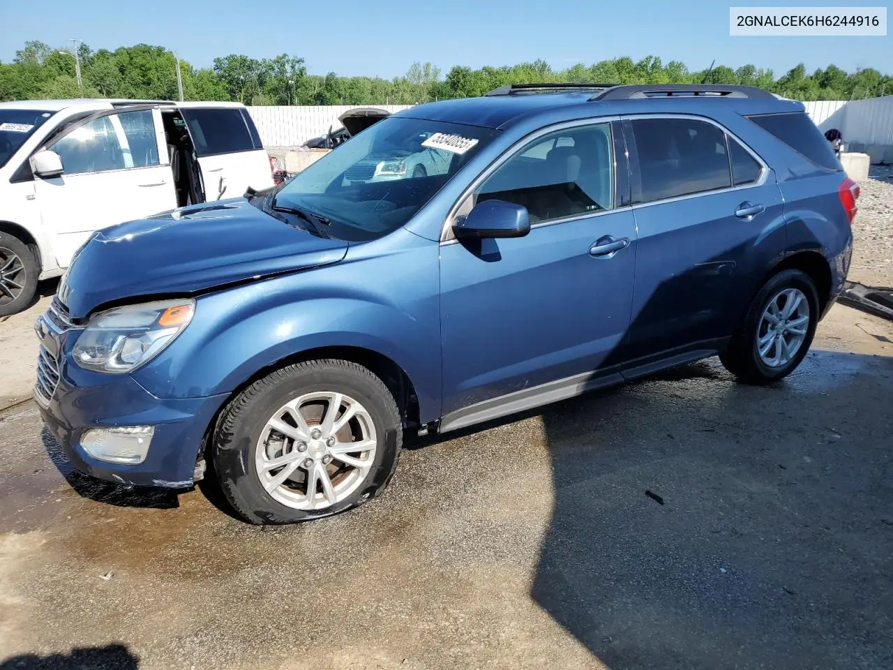 2017 Chevrolet Equinox Lt VIN: 2GNALCEK6H6244916 Lot: 55340855