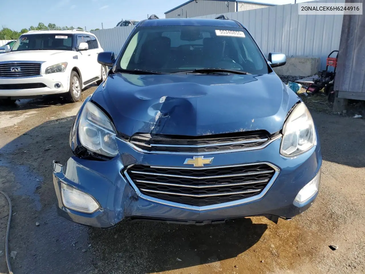 2017 Chevrolet Equinox Lt VIN: 2GNALCEK6H6244916 Lot: 55340855