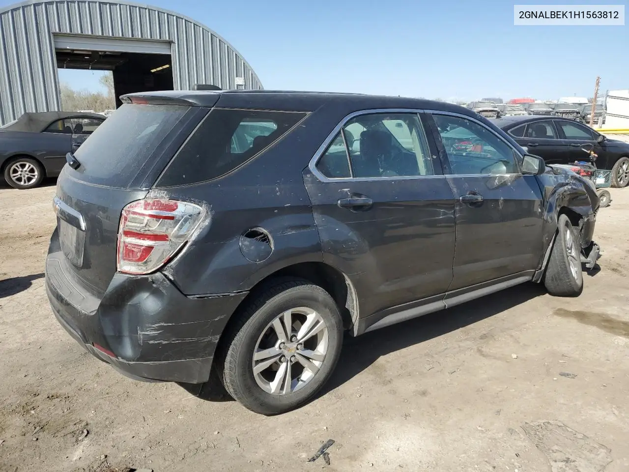 2017 Chevrolet Equinox Ls VIN: 2GNALBEK1H1563812 Lot: 57211475