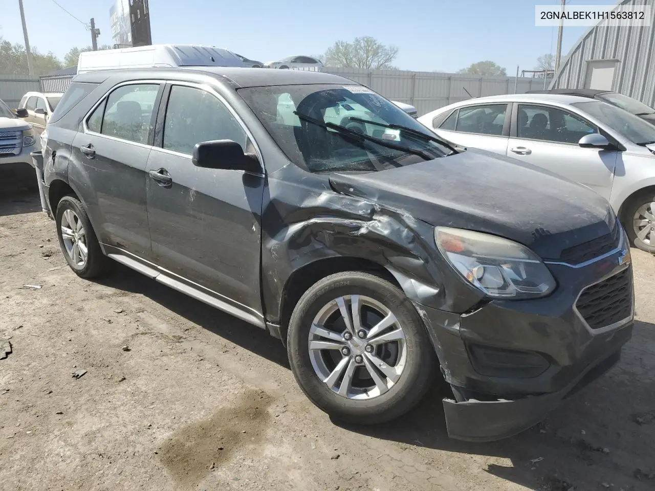 2017 Chevrolet Equinox Ls VIN: 2GNALBEK1H1563812 Lot: 57211475