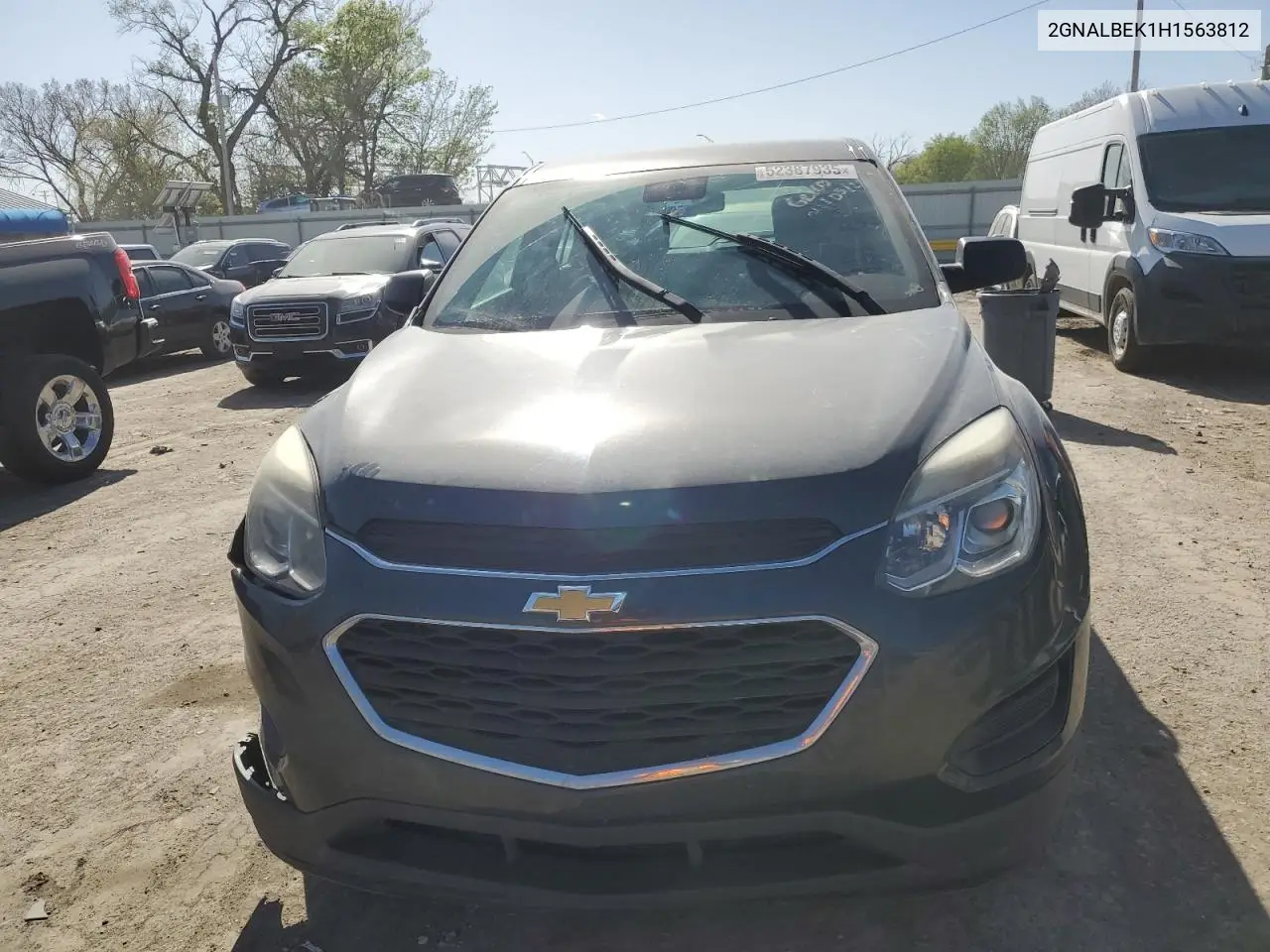 2017 Chevrolet Equinox Ls VIN: 2GNALBEK1H1563812 Lot: 57211475