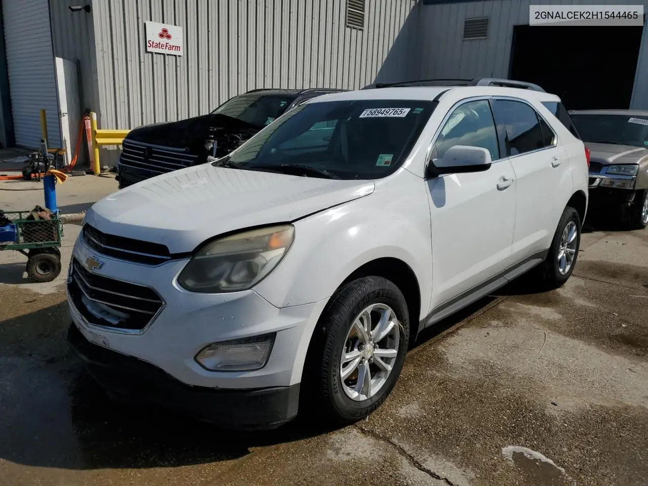 2017 Chevrolet Equinox Lt VIN: 2GNALCEK2H1544465 Lot: 58949765