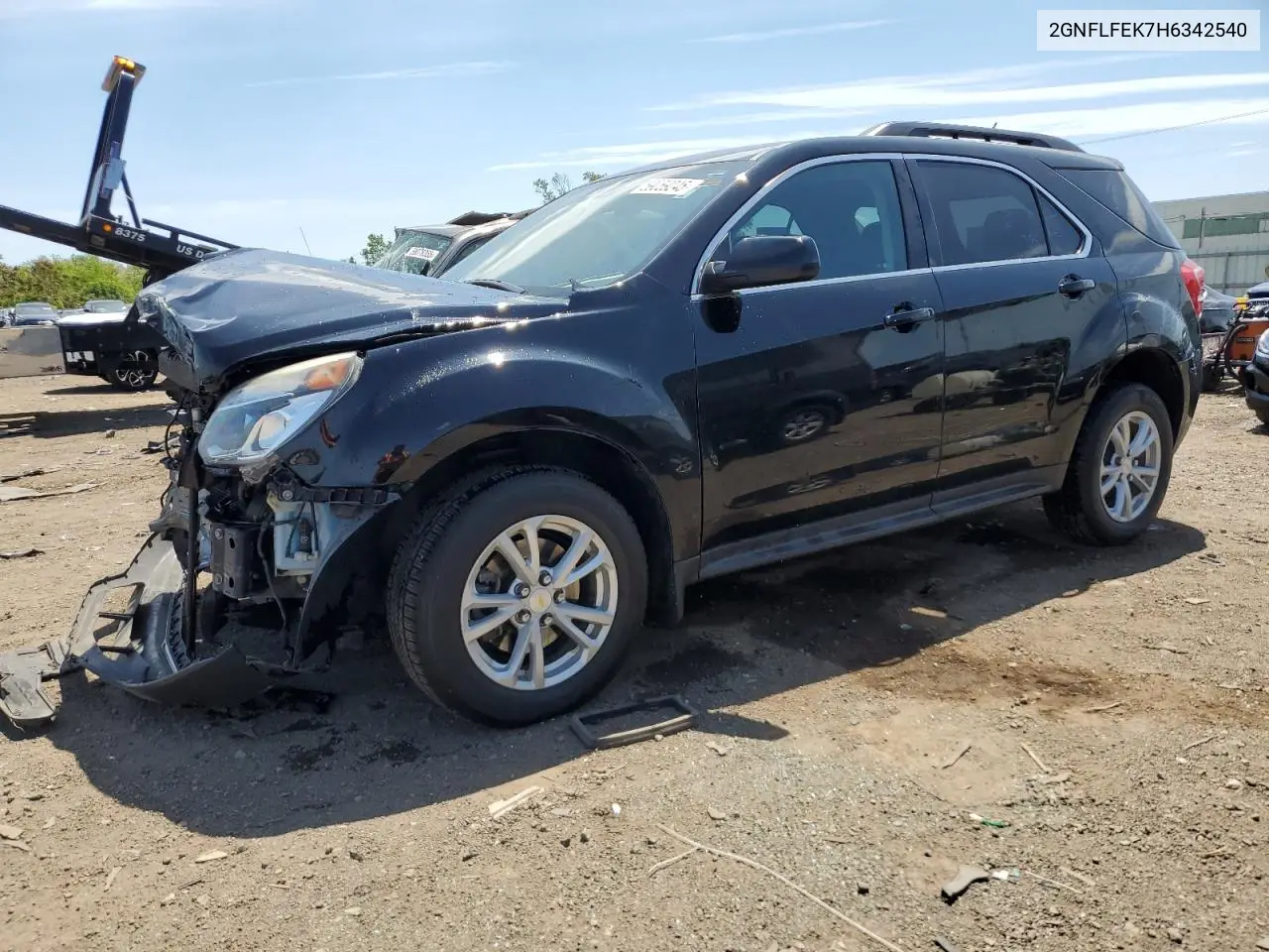 2017 Chevrolet Equinox Lt VIN: 2GNFLFEK7H6342540 Lot: 59059245