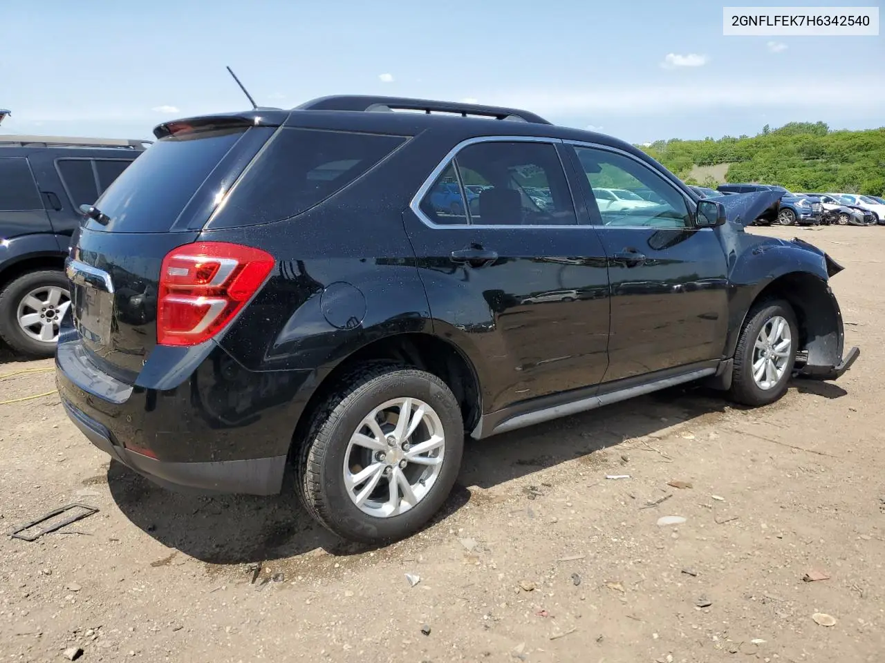 2017 Chevrolet Equinox Lt VIN: 2GNFLFEK7H6342540 Lot: 59059245