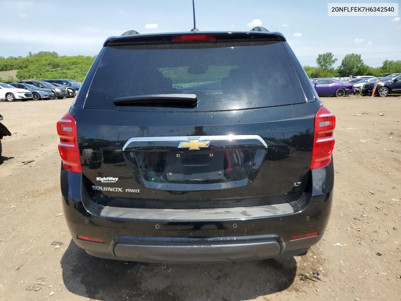 2017 Chevrolet Equinox Lt VIN: 2GNFLFEK7H6342540 Lot: 59059245