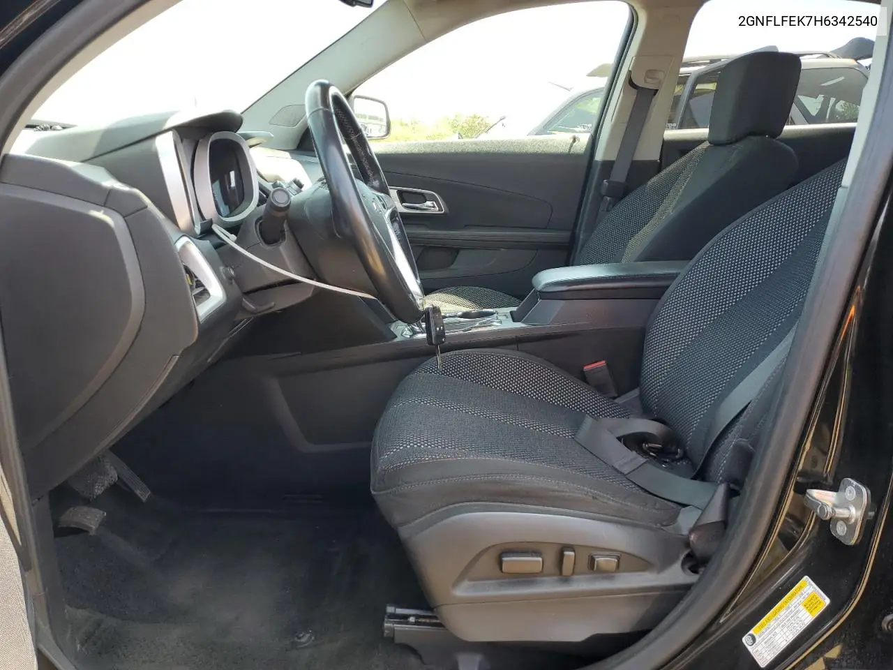2017 Chevrolet Equinox Lt VIN: 2GNFLFEK7H6342540 Lot: 59059245