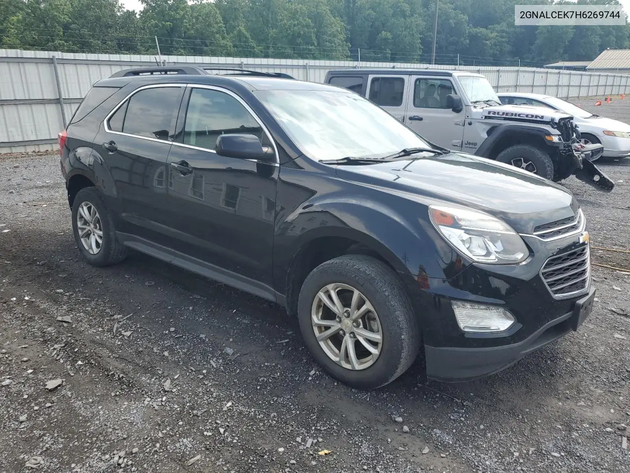 2017 Chevrolet Equinox Lt VIN: 2GNALCEK7H6269744 Lot: 59577155