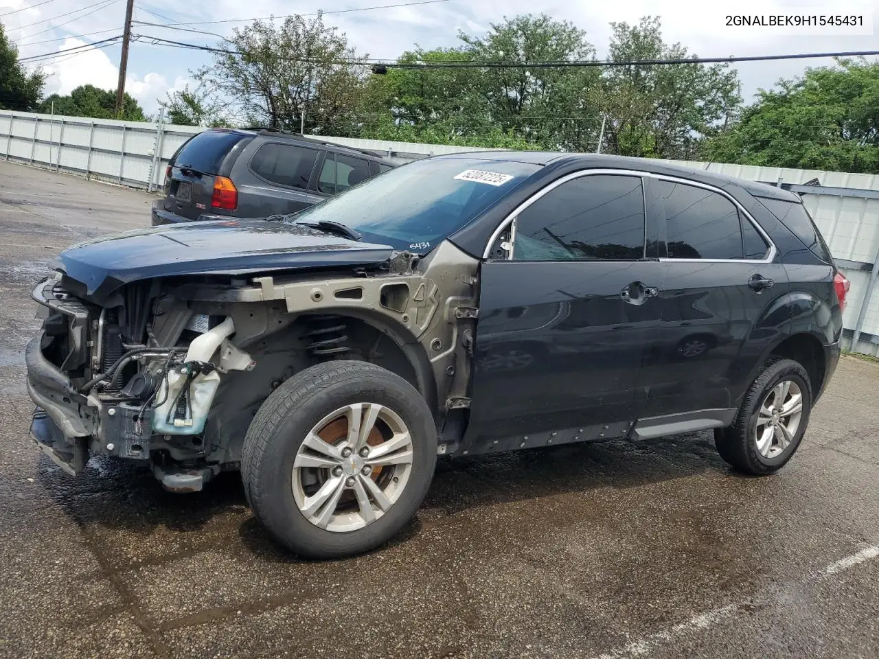 2017 Chevrolet Equinox Ls VIN: 2GNALBEK9H1545431 Lot: 62087225