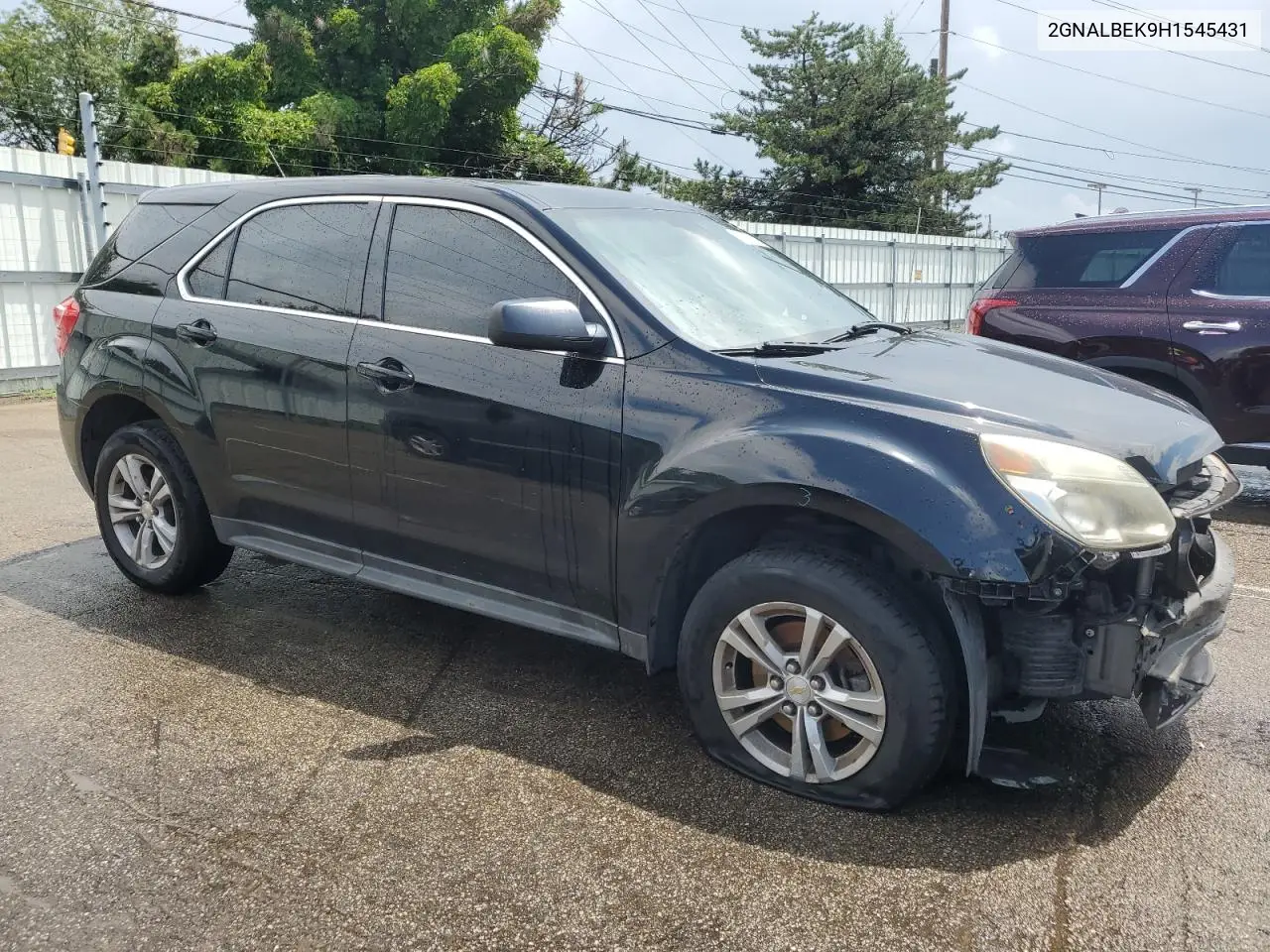 2017 Chevrolet Equinox Ls VIN: 2GNALBEK9H1545431 Lot: 62087225