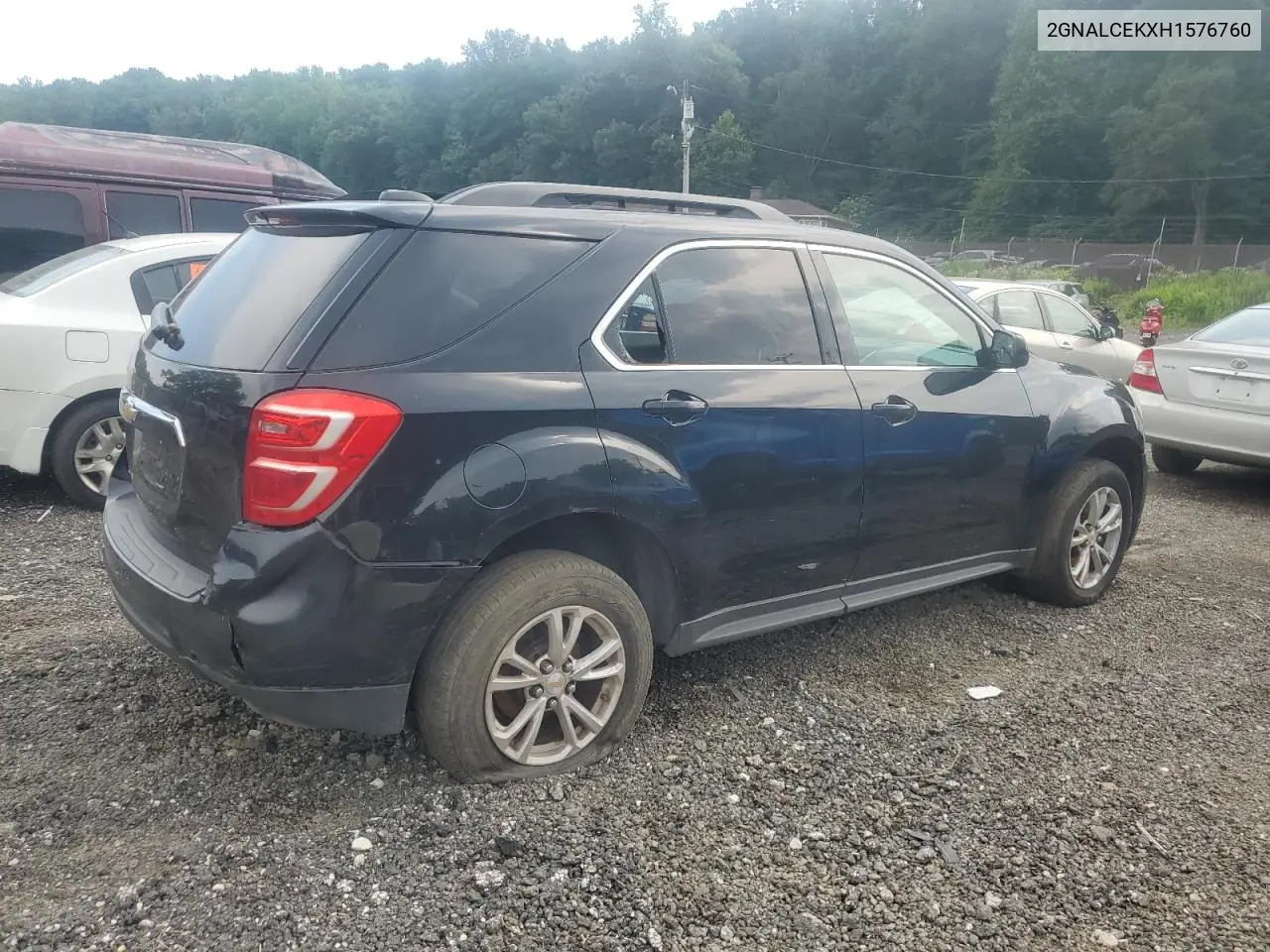 2017 Chevrolet Equinox Lt VIN: 2GNALCEKXH1576760 Lot: 62669255