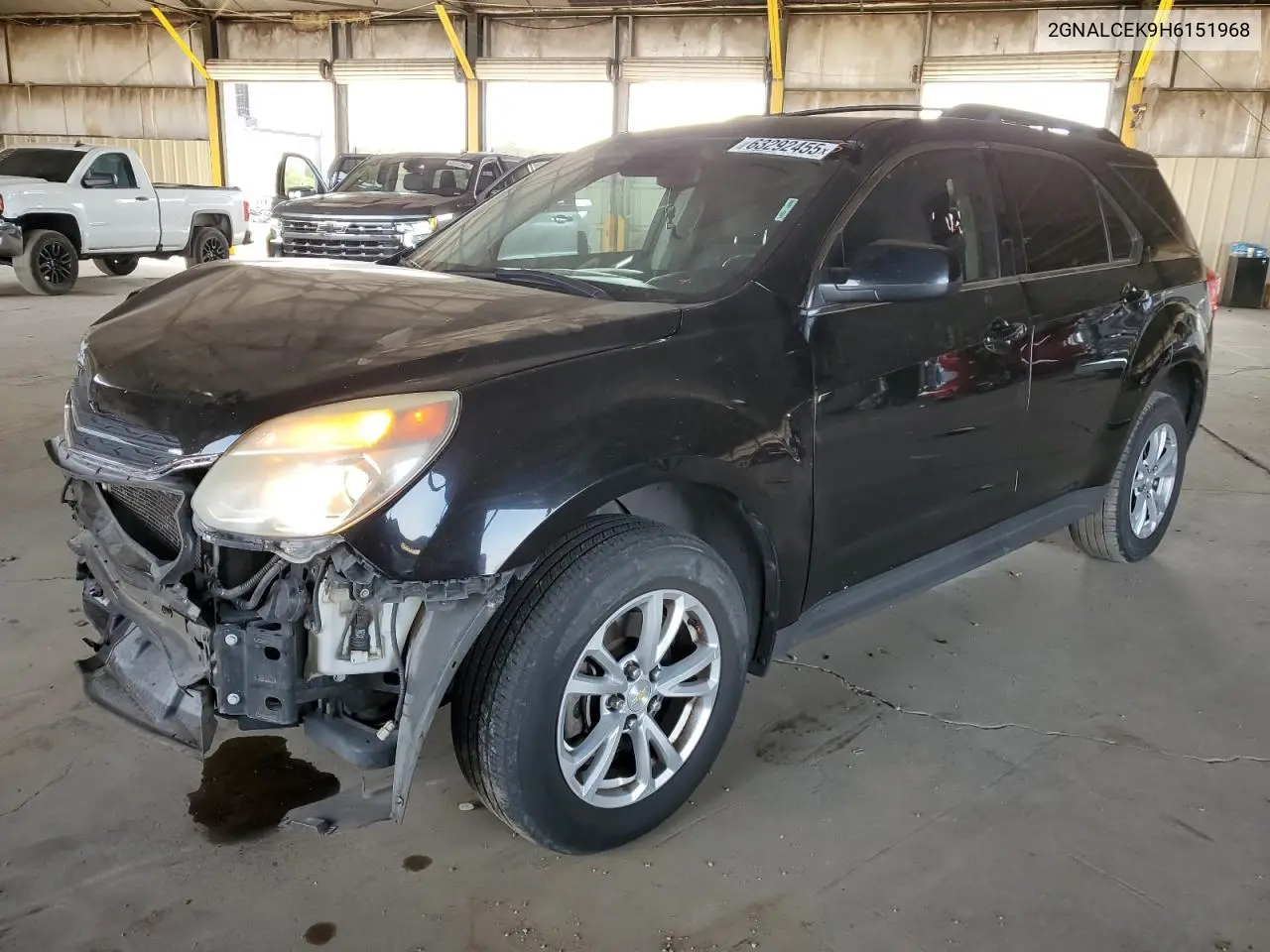 2017 Chevrolet Equinox Lt VIN: 2GNALCEK9H6151968 Lot: 63292455