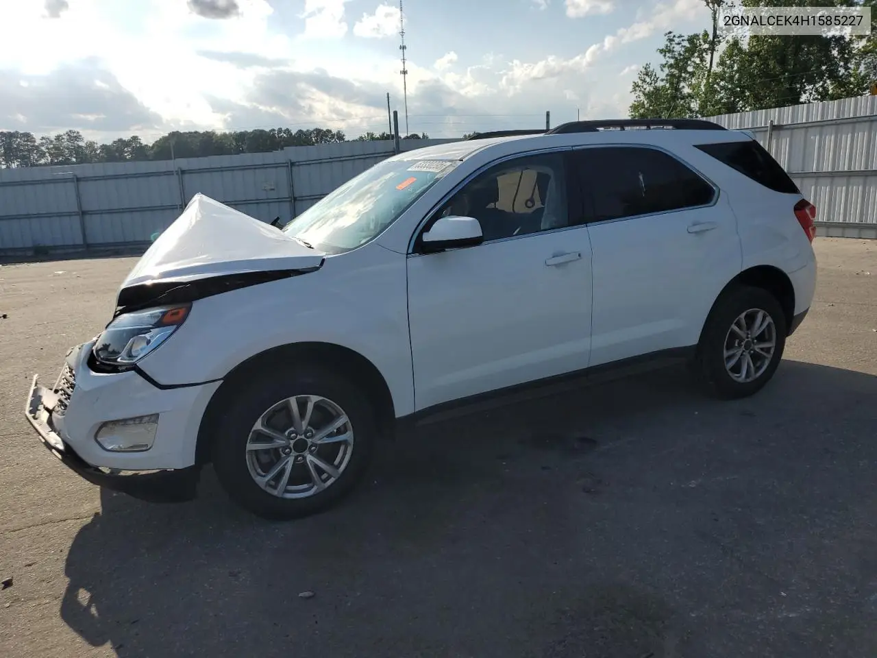 2017 Chevrolet Equinox Lt VIN: 2GNALCEK4H1585227 Lot: 63330295