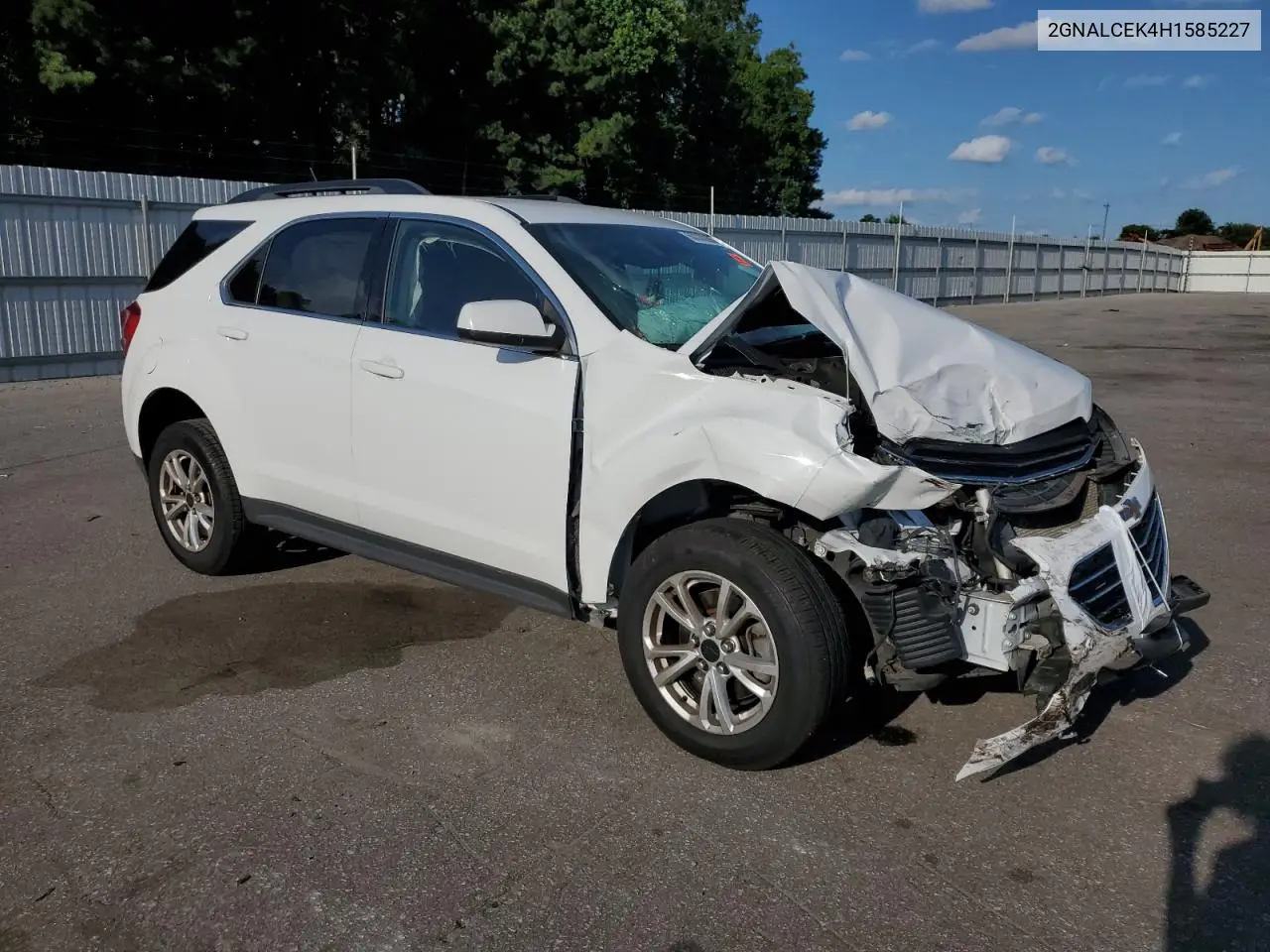 2017 Chevrolet Equinox Lt VIN: 2GNALCEK4H1585227 Lot: 63330295