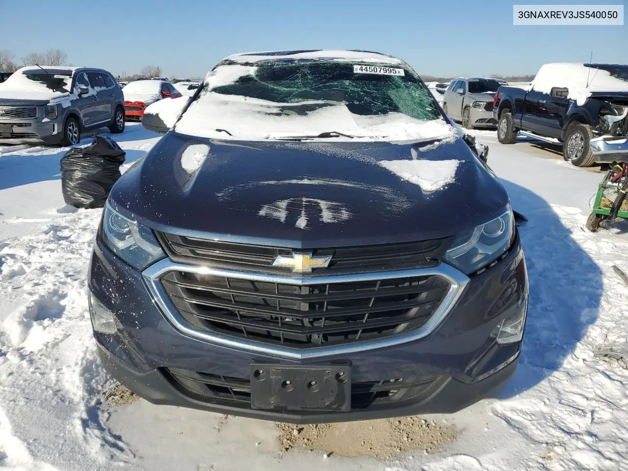 2018 Chevrolet Equinox Ls VIN: 3GNAXREV3JS540050 Lot: 44507995