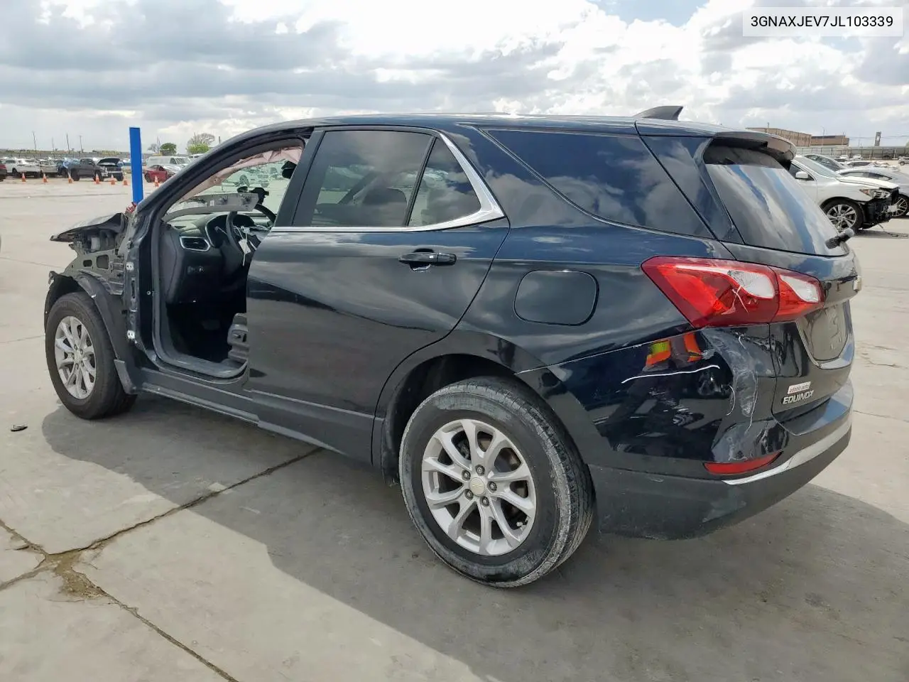 2018 Chevrolet Equinox Lt VIN: 3GNAXJEV7JL103339 Lot: 51085615