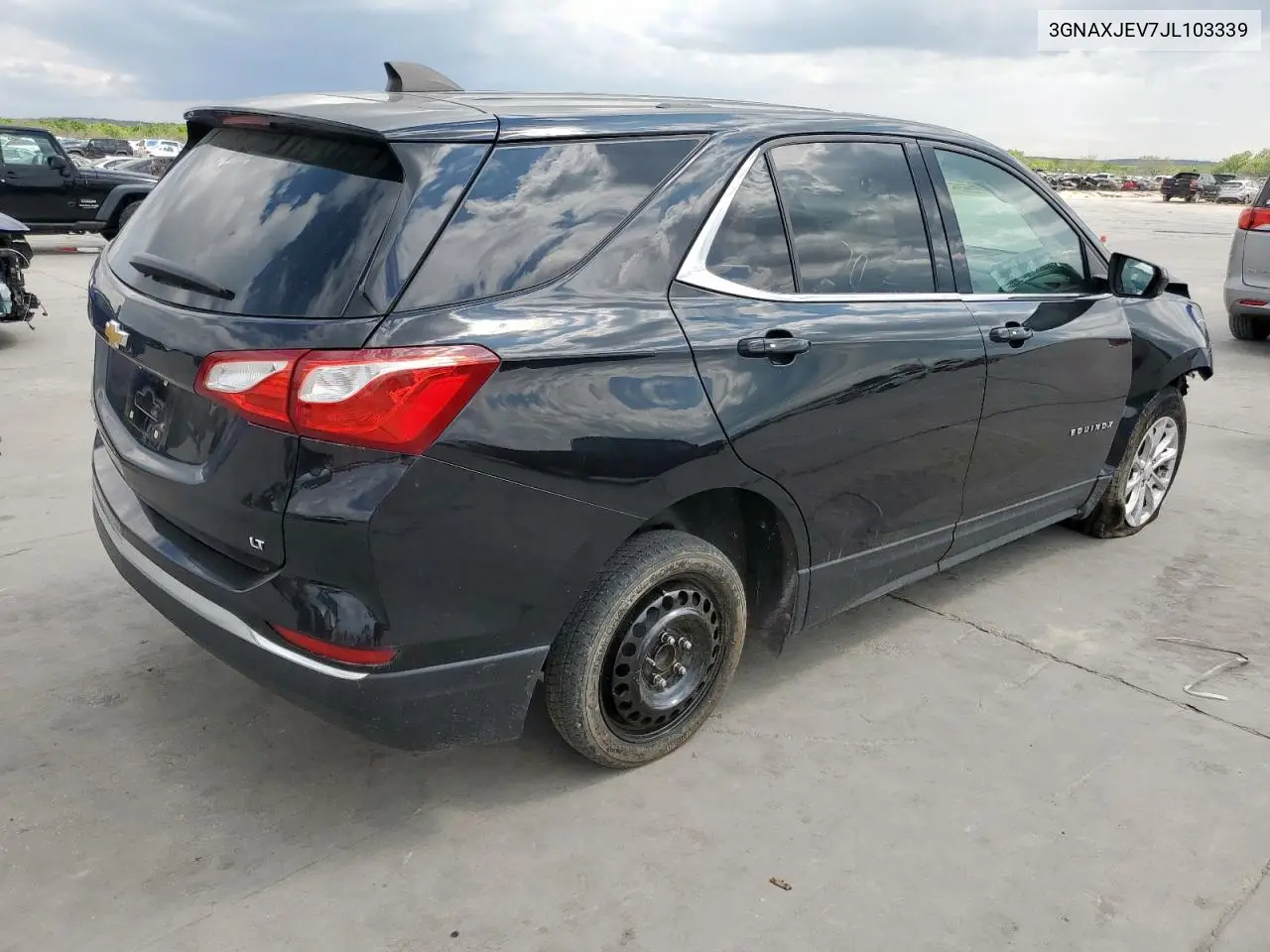 2018 Chevrolet Equinox Lt VIN: 3GNAXJEV7JL103339 Lot: 51085615