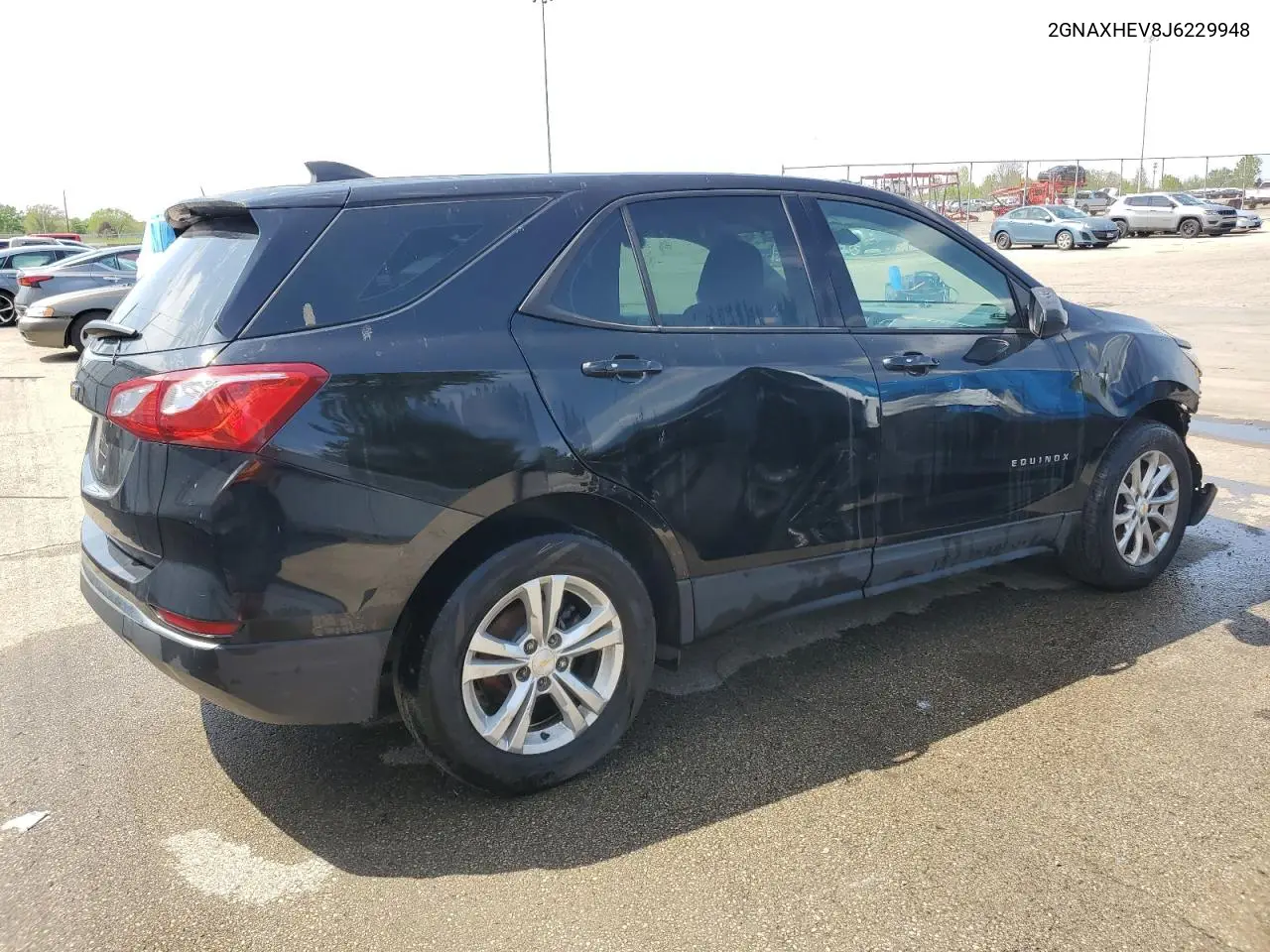 2018 Chevrolet Equinox Ls VIN: 2GNAXHEV8J6229948 Lot: 55258375