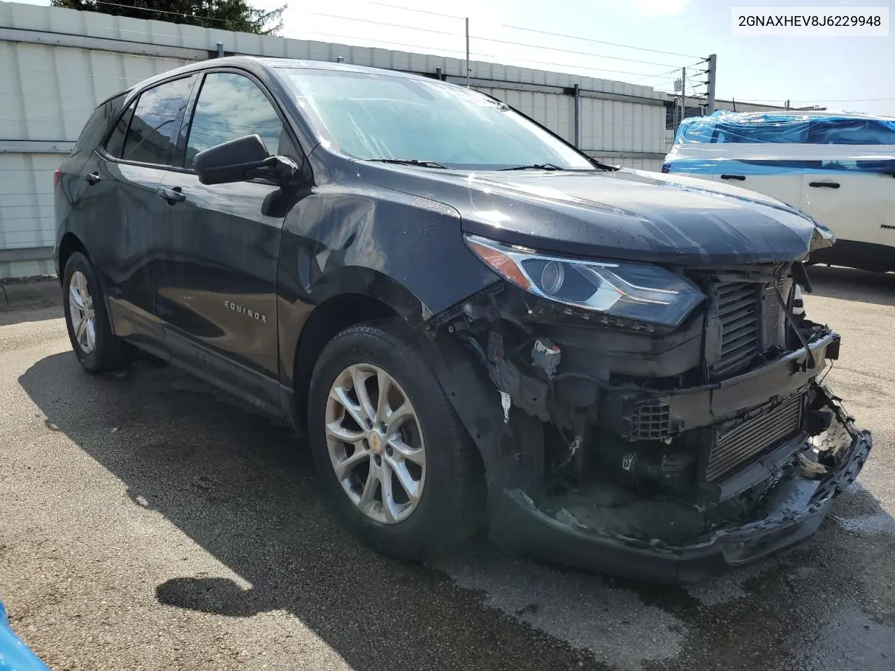 2018 Chevrolet Equinox Ls VIN: 2GNAXHEV8J6229948 Lot: 55258375
